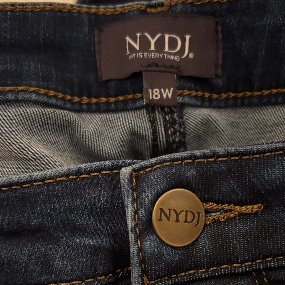 NYDJ Deep Indigo Women's Bootcut Jeans - Picture 2 of 7